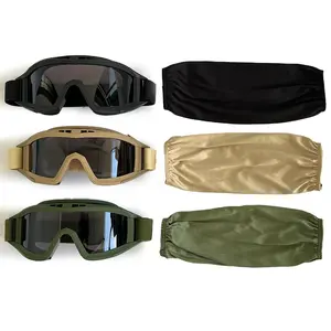 Tactical Goggles - Enthusiast-Focused CS Shooting Protective Eyewear, Windproof, Sandproof, Impact-Resistant Head-Mounted Glasses for Outdoor Use (Great Gift Option)