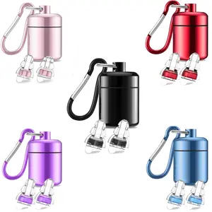 3 Layer Noise Cancelling Earplugs, Reusable Washable, Portable Storage Box, Ideal for Sleep Concerts Sports Events, Waterproof Earplugs