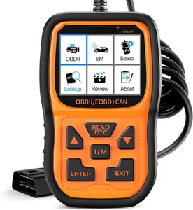 OM126P+ OBD2 Scanner, Check Engine Light Code Reader,  Code Scanner for Automotive Diagnostic, Read & Clear Fault Code, Pass Smog Test, Live Data, for    After 1996 (Orange)