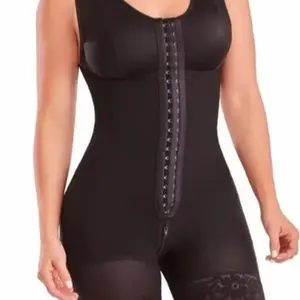 CurvesByVane Fajas Colombianas Shapewear for Women, Tummy Control Full Shapewear Butt Lifter with Crotch Zipper.  Bodysuit Womenswear Compression