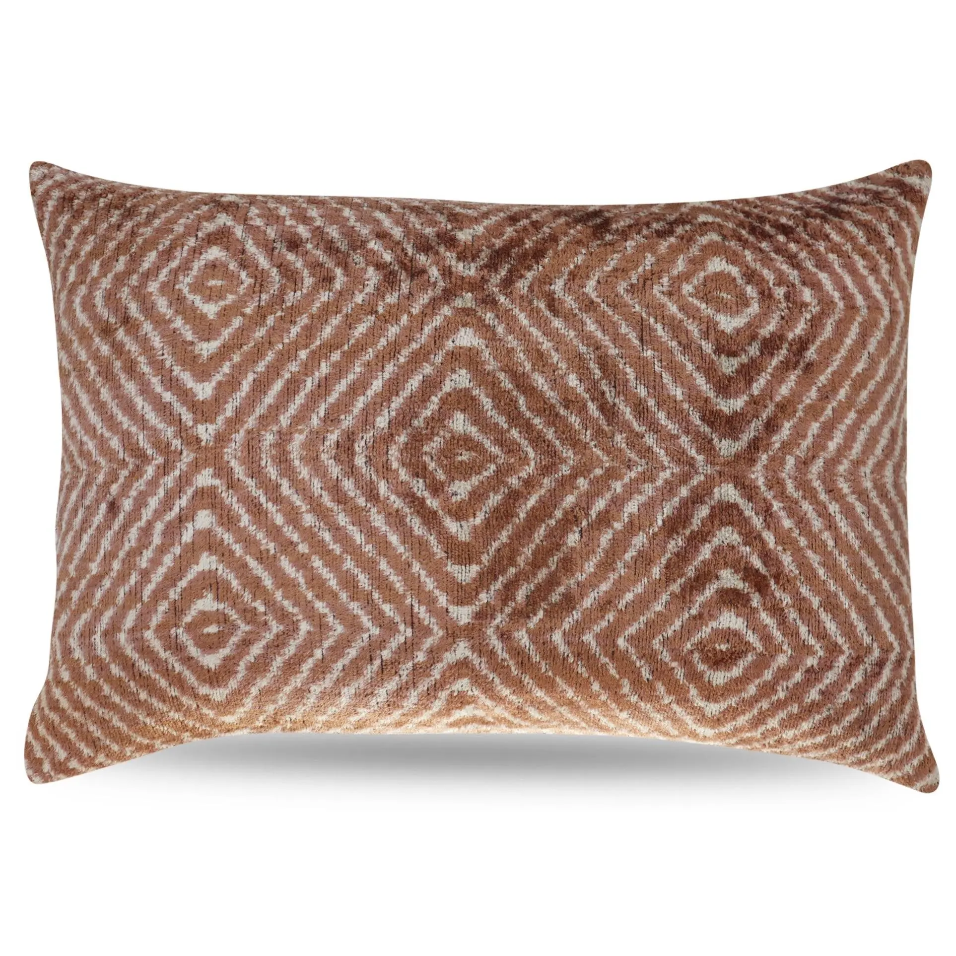 Canvello Luxury Brown Pillow for Couch with Down insert | 16 x 24 in (40 x 60 cm)