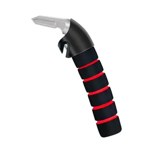 Car Door Handle for Elderly Car Handle Assist Support Handle Multifunction Handle Car Door Latch Handle for Seniors and Handicapped (Red)