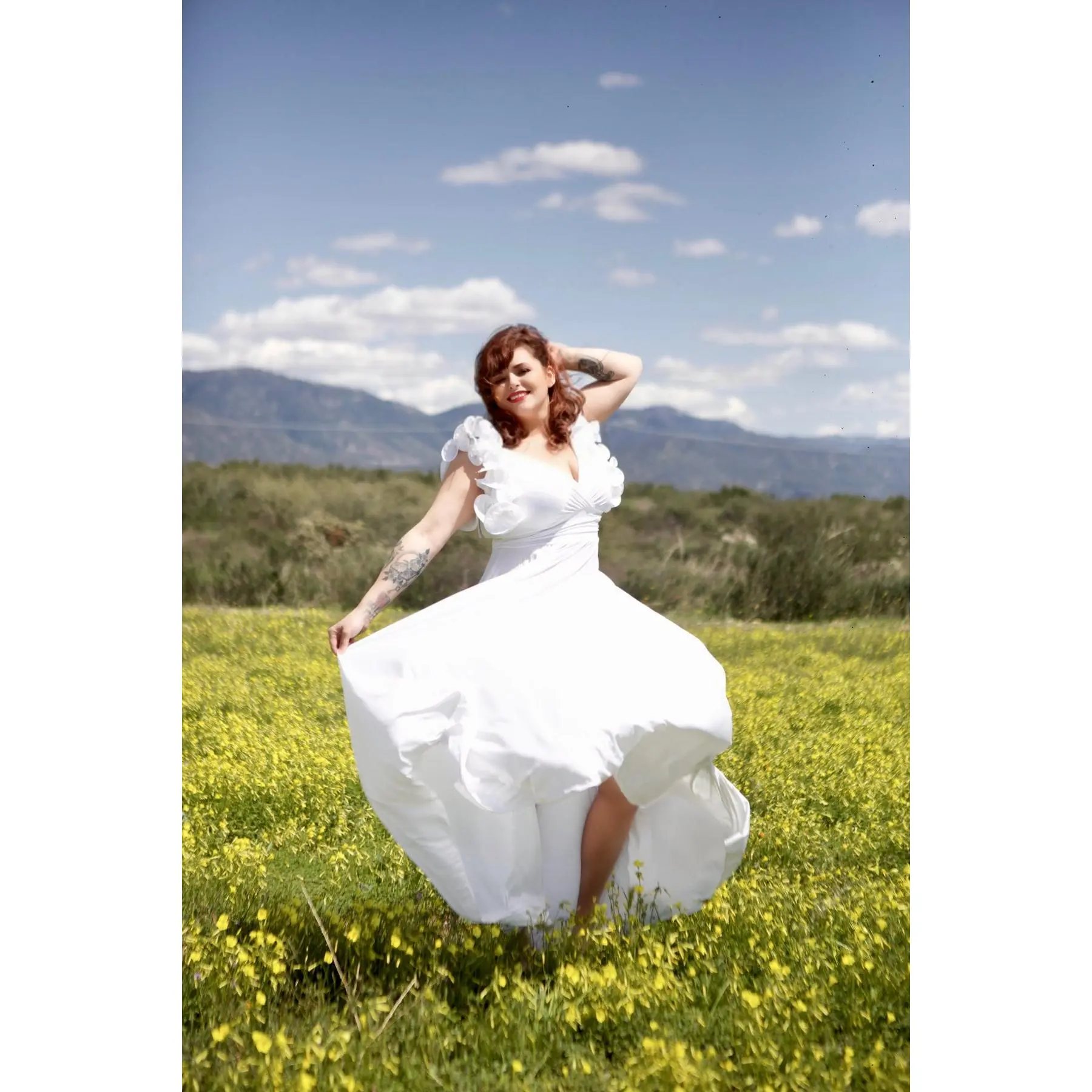 Floating Cloud Dress By Lady De Couture
