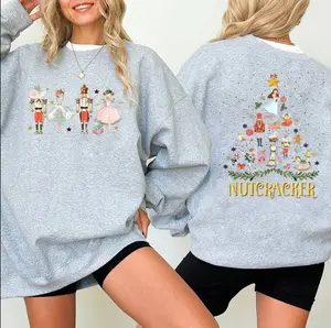 Vintage Nutcracker Sweatshirt, Retro Christmas Sweatshirt, Cute Christmas Shirt, Girly Christmas Tee, Winter Sweater Gift