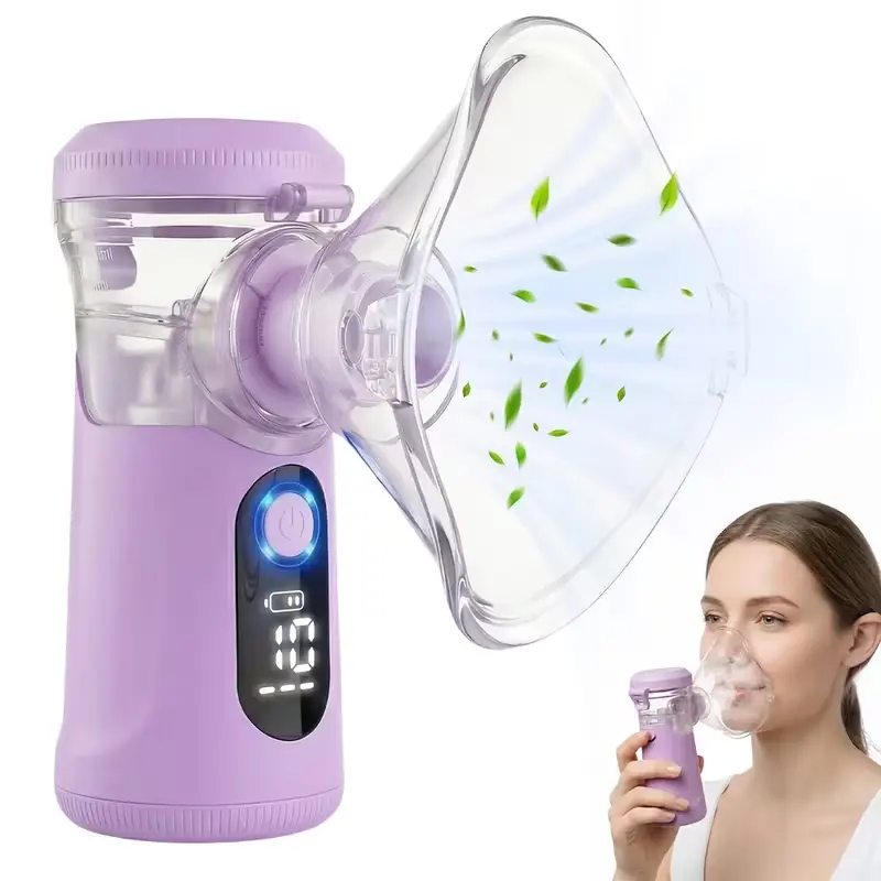 FDA Cleared Nebulizer with fine mist, Handheld Mesh Nebulizer for adults and children,portable Nebulizer,smart Nebulizer