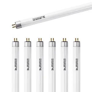 VEVOR 8 x 13W T5 21-Inch Fluorescent Tube Light Bulbs 3000K Warm White G5 Bi-Pin Base