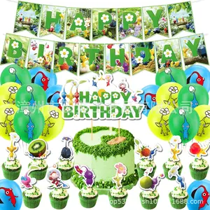 Party Supplies & Themed Decor Sets: Banners, Pennant Flags, Cake Toppers, and Balloons — Birthday Decorations That Create a Wonderful Atmosphere and Make for Beautiful, Joyful Photos.