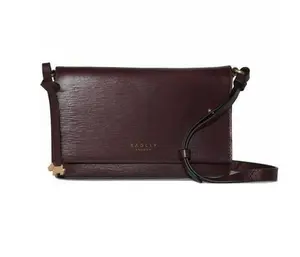 Radley London Lexigton Small Flapover Crossbody Oxblood
