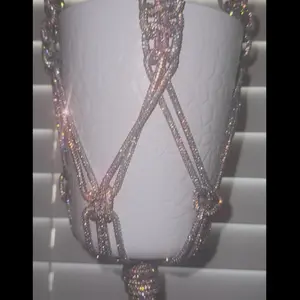 Iridescent Rhinestone Plant Hanger — Love Me Knot