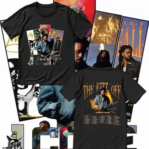 Vintage J. Cole - The Fall-Off Tour Tshirt, J. Cole - The Fall-Off Tour Graphic 90s Shirt, The Fall-Off Album Jermaine Lamar Cole Fan Graphic Tee, Cole World Music Fan Merch Shirt
