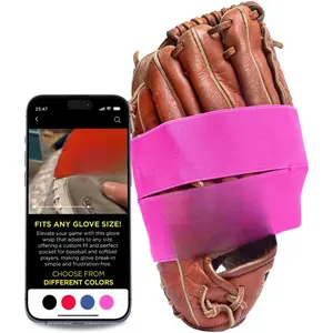 Baseball Glove Wrap |  Elastic Band for  Glove Shape, Break-in & Maintenance | Shape Locker for Men's & Women's Softball, Adult & Youth Baseball Mitts, Fits Big & Small Sizes