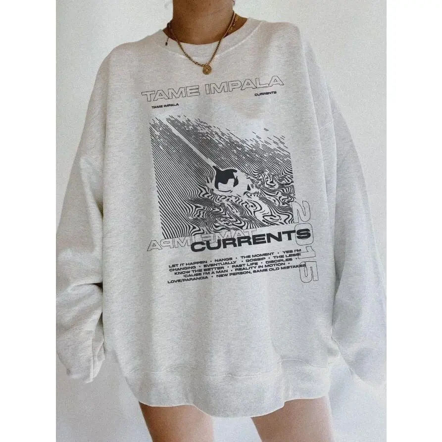 Vintage Tame Impala Currents sweatshirt, Tame Impala Album , Vintage Tame Impala