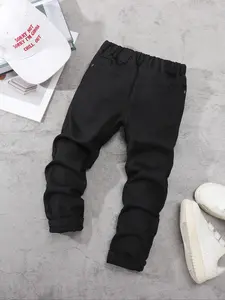 Boys' Casual Fashion Denim Jeans, Comfortable Fit, Versatile Daily Wear, Stylish Leisure Trousers, Perfect for Everyday Use