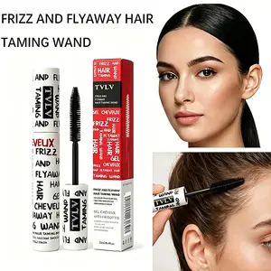Hair Finishing Stick with Styling Gel Instant Flyaway Smoother 24H Anti-Frizz Humidity-Resistant Nourishing Formula for All Hair Types Curly Straight Wavy Perfect for Updos Braids Edges Haircare, Gentle, Smoothing