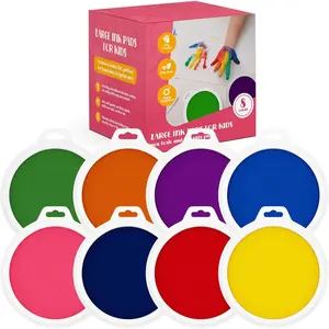 8 count Large Ink Pads for  - Washable Ink Pads for  - Hand/Handprint/Footprint Size - Washable  Pads  Non  Ink Pads for , Crafting, Finger , Card Making,  for