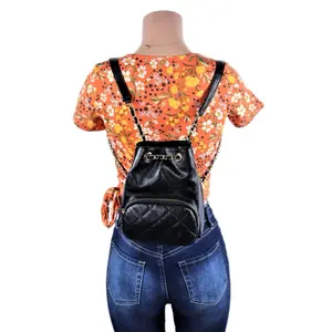 Women's Bucket Backpack, Functional Backpack for Travel