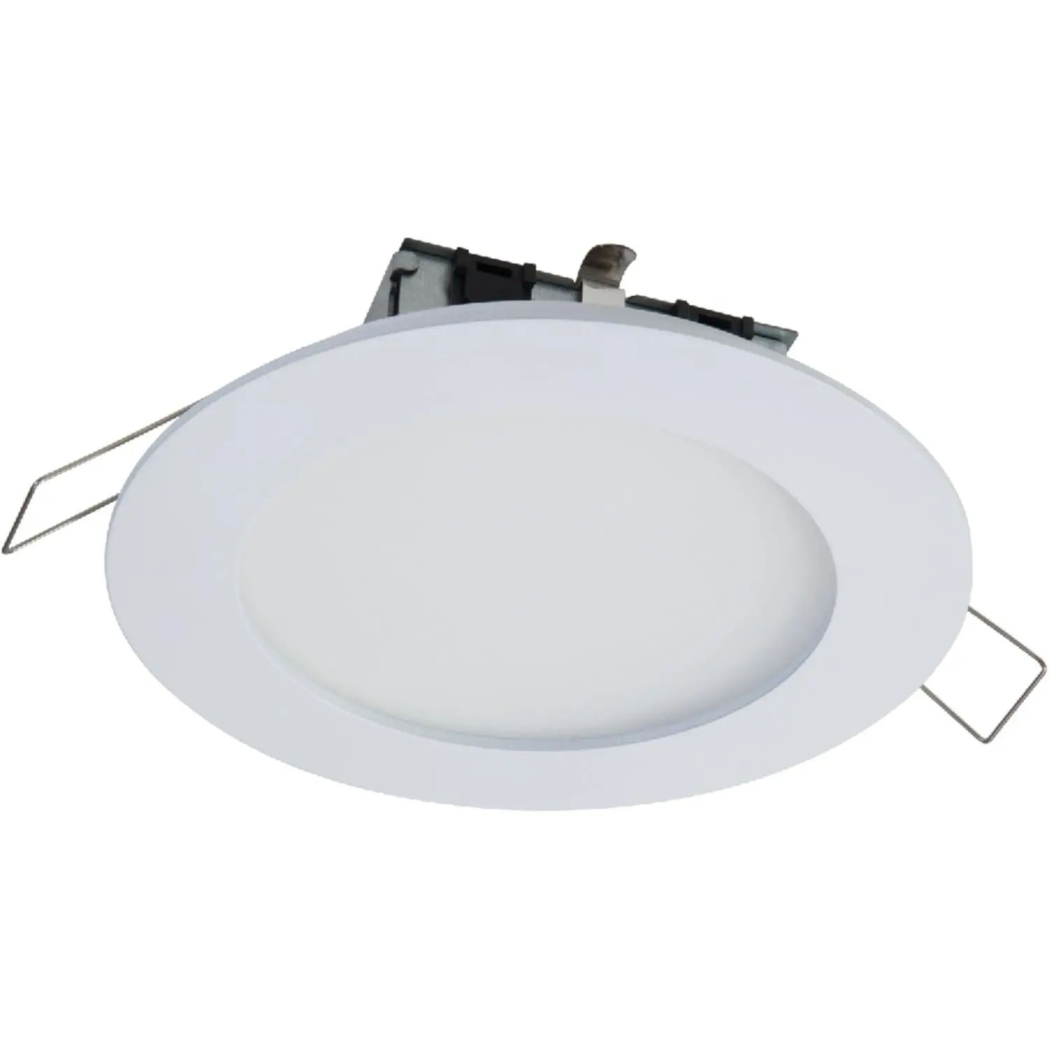 4 in Round Integrated LED Surface Mount Recessed Downlight Trim, 4000K, Wet Rated for Shower and Outdoor Lighting Applications, Energy Star, White Finish - SMD4R6940WHDM