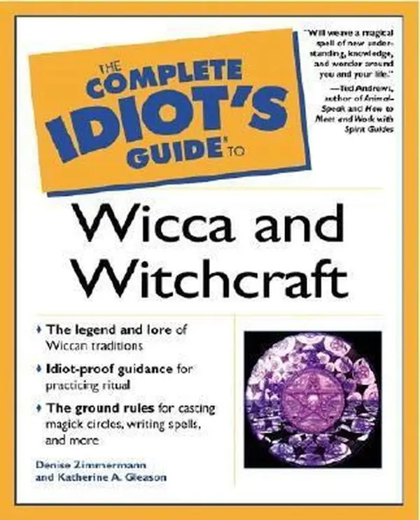 USED Book - Complete Idiot's Guide to Wicca and Witchcraft by Denise Zimmermann (Paperback) - english