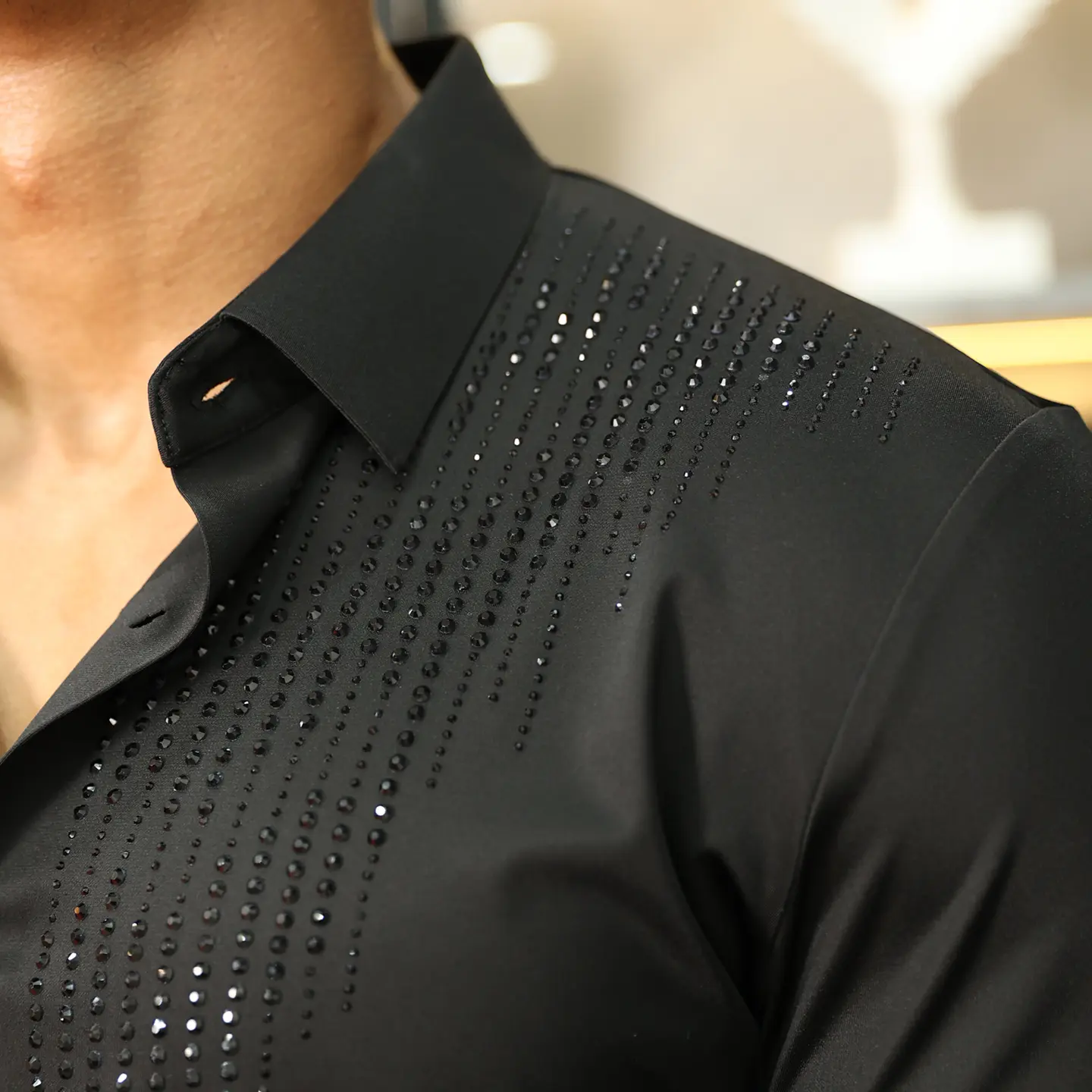 Plus Size M-5XL Men's Rhinestone Long Sleeve Shirt Luxury Party Prom Shirt for Summer Autumn - TikTok Shop Plus Size M-5XL Men's Rhinestone Long Sleeve Shirt Luxury Party Prom Shirt for Summer Autumn - TikTok Shop