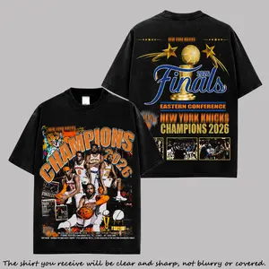Jalen Brunson Champions 2026 Graphic T-Shirt, Brunson Basketball Superstar Tee, Championship Celebration Shirt, Retro Sports Fan Apparel, Vintage Basketball Streetwear, Unisex Cotton Graphic Tee, Gift for Basketball Lovers