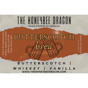 🧙‍♀️ Butterscotch Brew | Butterscotch Cream & Bourbon | Cozy Fantasy Candle