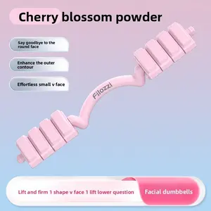 New V Face Contouring Tool, Silent Facial Yoga Dumbbell, Tightening and Lifting, Jawline Exercise, Fitness and Yoga Workout