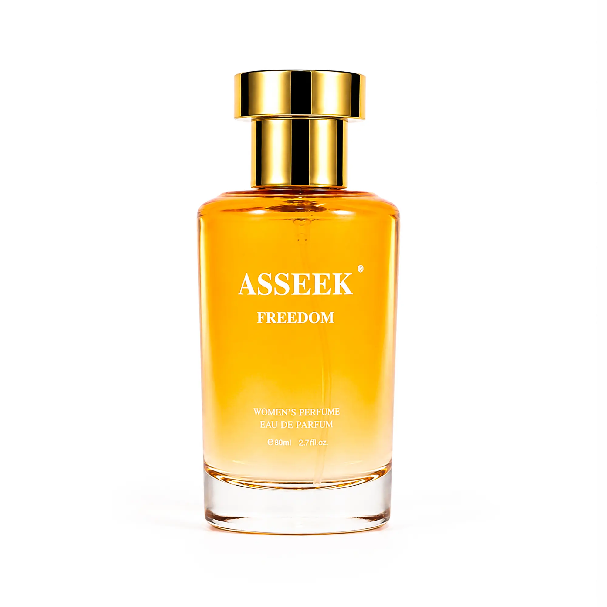 ASSEEK Freedom Women's Perfume | Eau de Parfum 80ml (2.7 fl oz) | Apple, Bergamot, Plum, Orange Blossom & Amberwood | Fresh Aquatic Aromatic Fragrance | Clean Woody Perfume