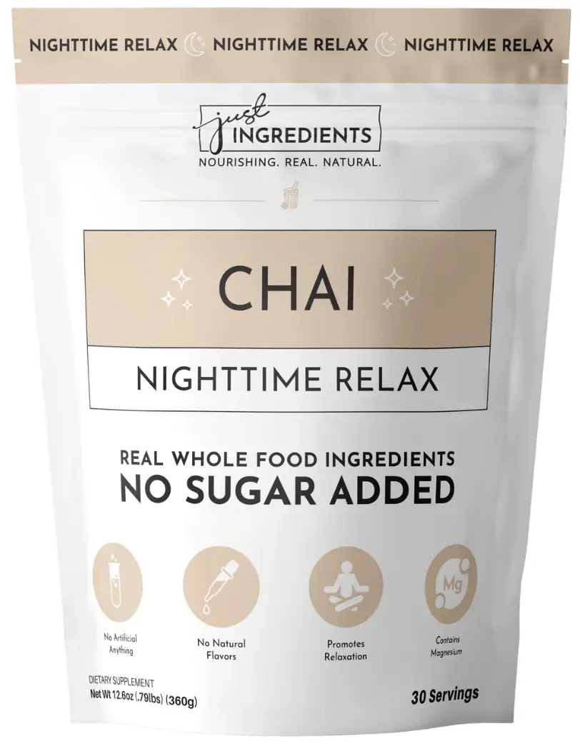Just Ingredients Chai Nighttime Relax Drink