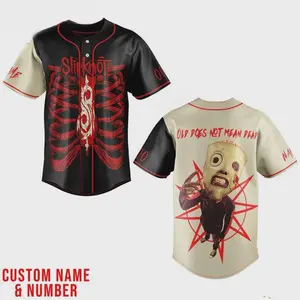 Slipknot Old Does Not Mean Dead Baseball Jersey