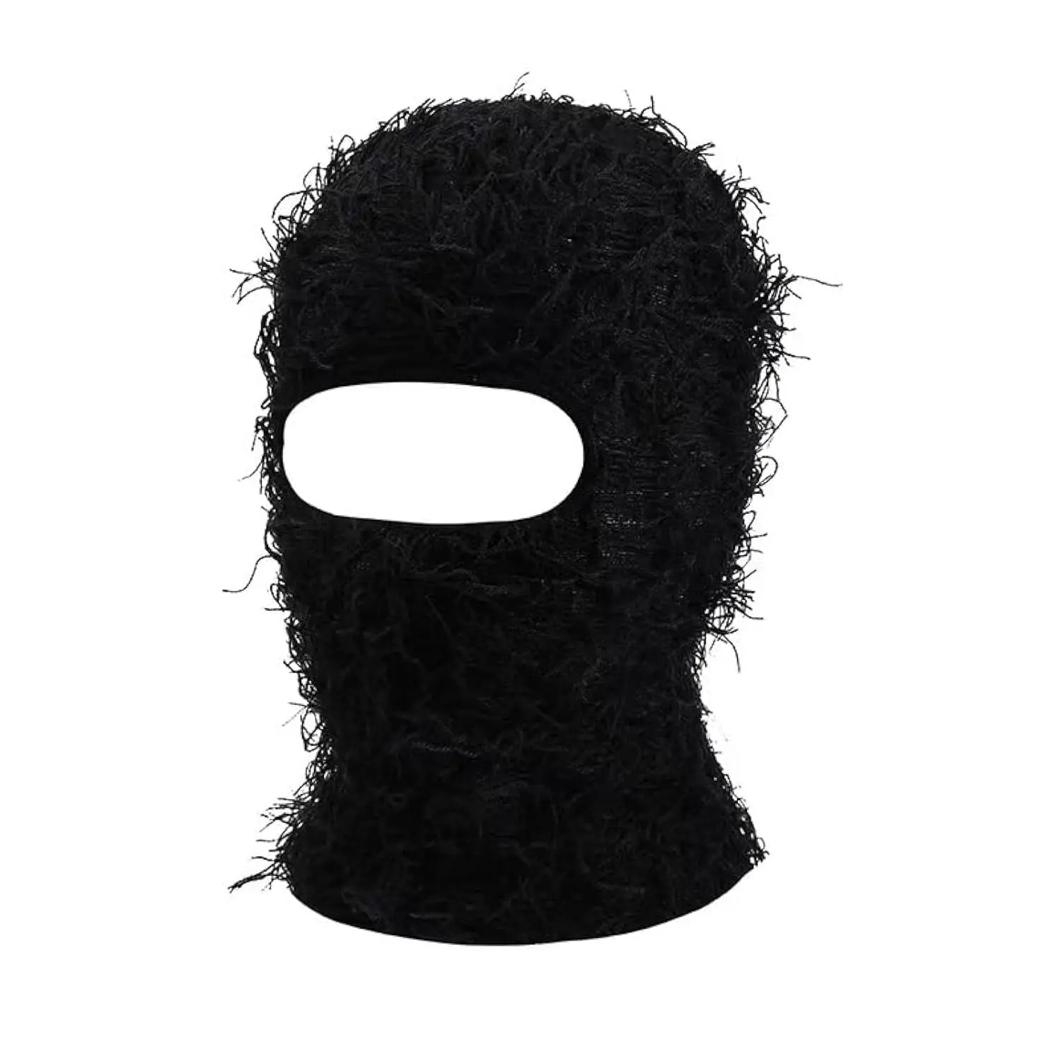 Distressed Knitted Full Face Ski Mask Winter Windproof Neck Warmer for Men Women Distress Mask Beanie