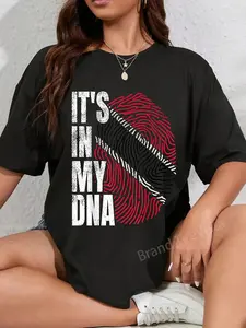 100% Cotton Unisex It's in My DNA Trinidad and Tobago Flag Proud Boy Girl Gift T-Shirt