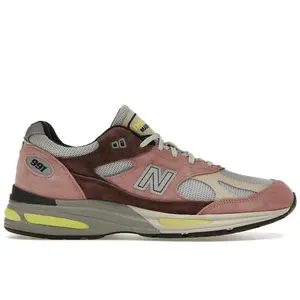 New Balance Men's 991v2 MiUK Rosewood, from StockX