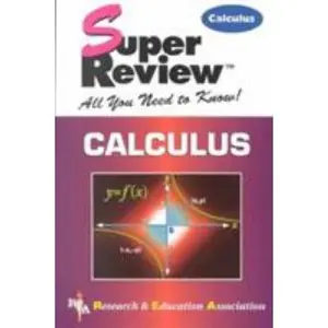 USED-Calculus Super Review by The Staff of Research & Education Association (Paperback)