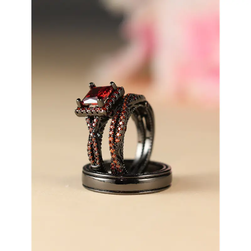 Black Gold Red Diamond