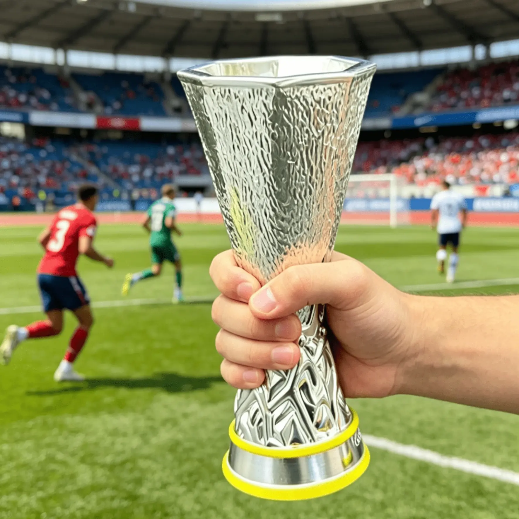 Uefa Europa League Trophy Model, Fan Memorial Gift, Collectible Desk Ornament, European Football Championship Replica, Soccer Trophy, Trophy Award