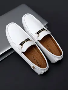 Leather Loafers for Women & Men, Casual Slip-On Shoes, Durable Leather Material, Perfect for Daily Wear, Stylish Design, Footwear