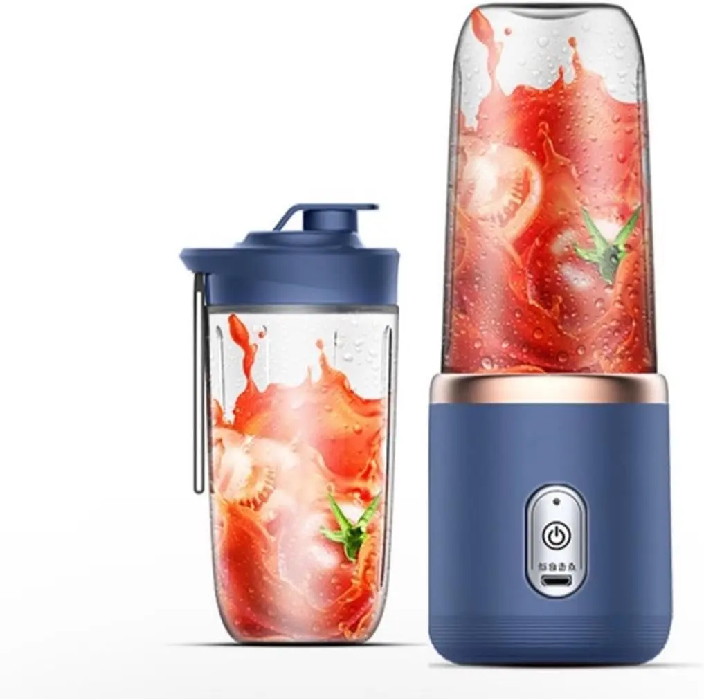 Portable USB Rechargeable Cordless Mini Blender – 13oz (0.385L) Capacity, Powerful Motor for Smoothies & Crushed Ice, Easy-Clean Detachable Design, Durable ABS Body with Stainless Steel Blades – For Home & On-the-Go Use