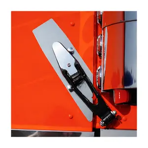 RoadWorks Peterbilt 389 Hood Strap Trim 30701 Premium Stainless Steel Mirror-Polished Finish Durable Protection and Style for Peterbilt 389
