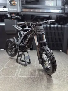 Mini Surron Light Bee X Black & Silver Forks 3D Toy Model Display