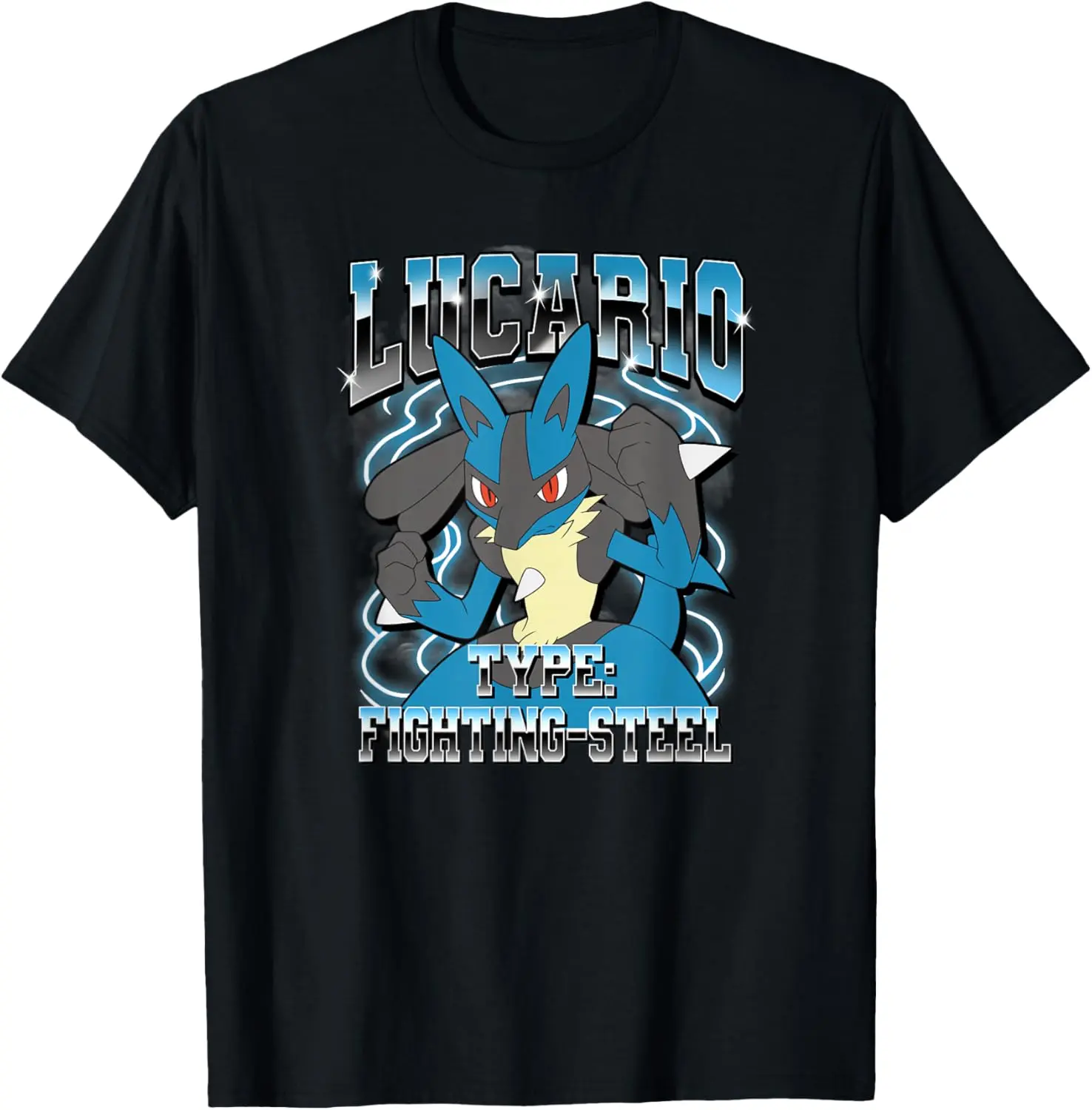 Lucario Type: Fighting-Steel Poster T-Shirt
