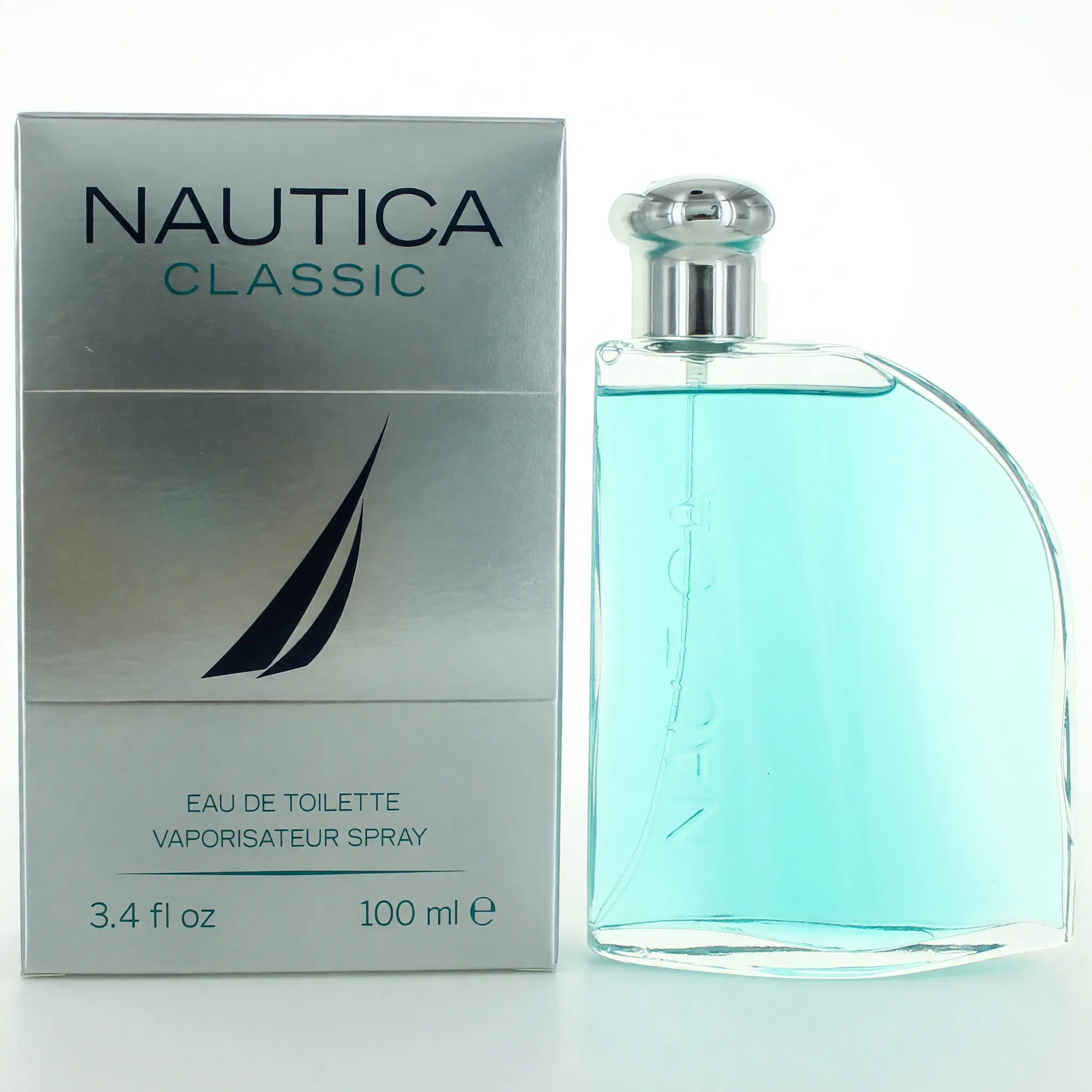 Nautica Classic by Nautica, 3.4 oz EDT Spray for Men, Jasmine, Amber, Rose, Lemon, Fresh, Lavender, Masculine, Spicy, 3.4 Fl Oz, Liquid Spray Men's Fragrance