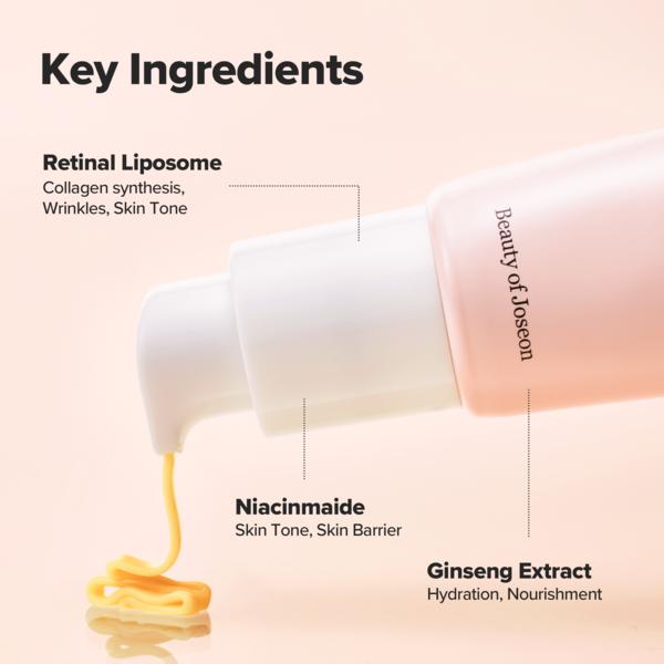 [Beauty of Joseon Official] Revive Eye Serum : Ginseng + Retinal with Retinal Niacinamide Correction for Puffy Eye Bags Fine Lines Dark Circles Wrinkles, Korean Skin Care Cream Gift  30ml, 1 fl.oz Brightening Moisturize