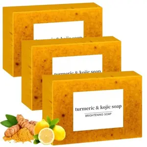 Kojic Turmeric Face Soap, Kojic Soap, Face Cleansing Soap, Turmeric Face and Body Soap, Kojic Face and Body Soap