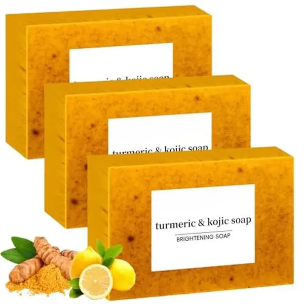 Kojic Turmeric Face Soap, Kojic Soap, Face Cleansing Soap, Turmeric Face and Body Soap, Kojic Face and Body Soap