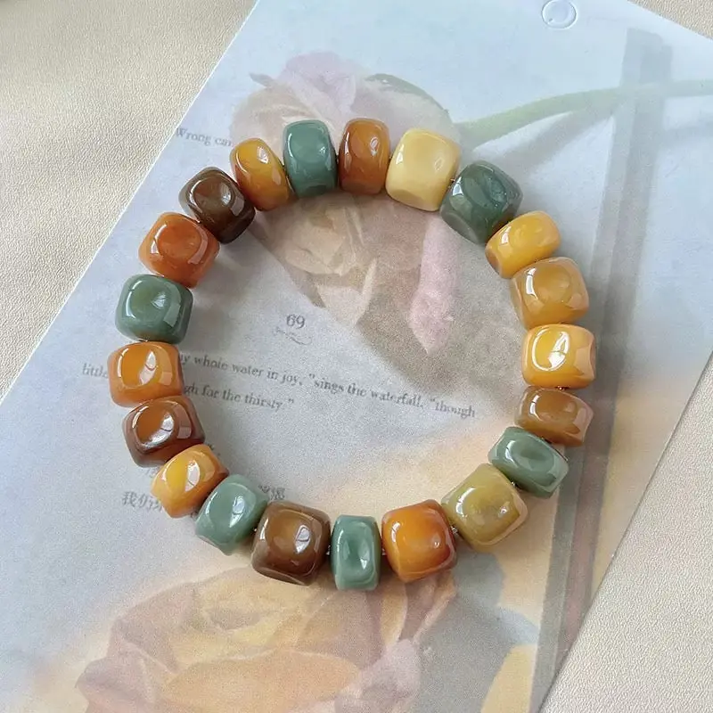 (C03) multicolored Irregular shape bodhi*50