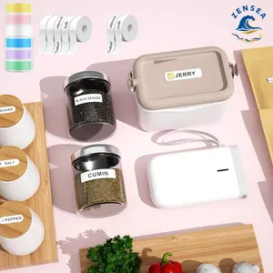 10 Rolls Thermal Label Refills for D30/L11/L13 Printer - 12mm x 40mm Color Sticker Paper - White/Pink/Blue/Yellow/Green/Purple