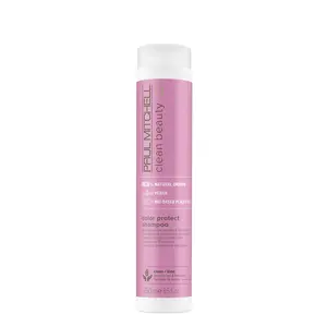 Paul Mitchell Clean Beauty Color Protect Shampoo - 83% Natural Origin, Vegan, Sulfate-Free, Pomegranate Extract & Borage Oil, 250ml Radiance Haircare Cleanser Conditioner Cleansing