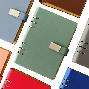 A5 Business Binder 80gsm White Paper Included 96 Sheets Refillable Notebook with Colorful Options Perfect Gift for Any Occasion