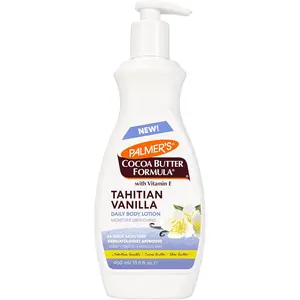 Palmer's Cocoa Butter Formula Tahitian Vanilla Body Lotion, 13.5 Oz, Daily Moisturizing Lotion for Dry Skin with Shea Butter & Vitamin E, Hydrates & Protects, Helps Provide 48-Hour Deep Moisture