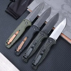 4300BK outdoor folding knife, G10 handle, CMP anti-corrosion and wear-resistant high hardness steel, EDC tool for outdoor camping and driving survival, best men's gift.